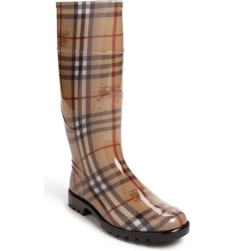 burberry tall rain boots